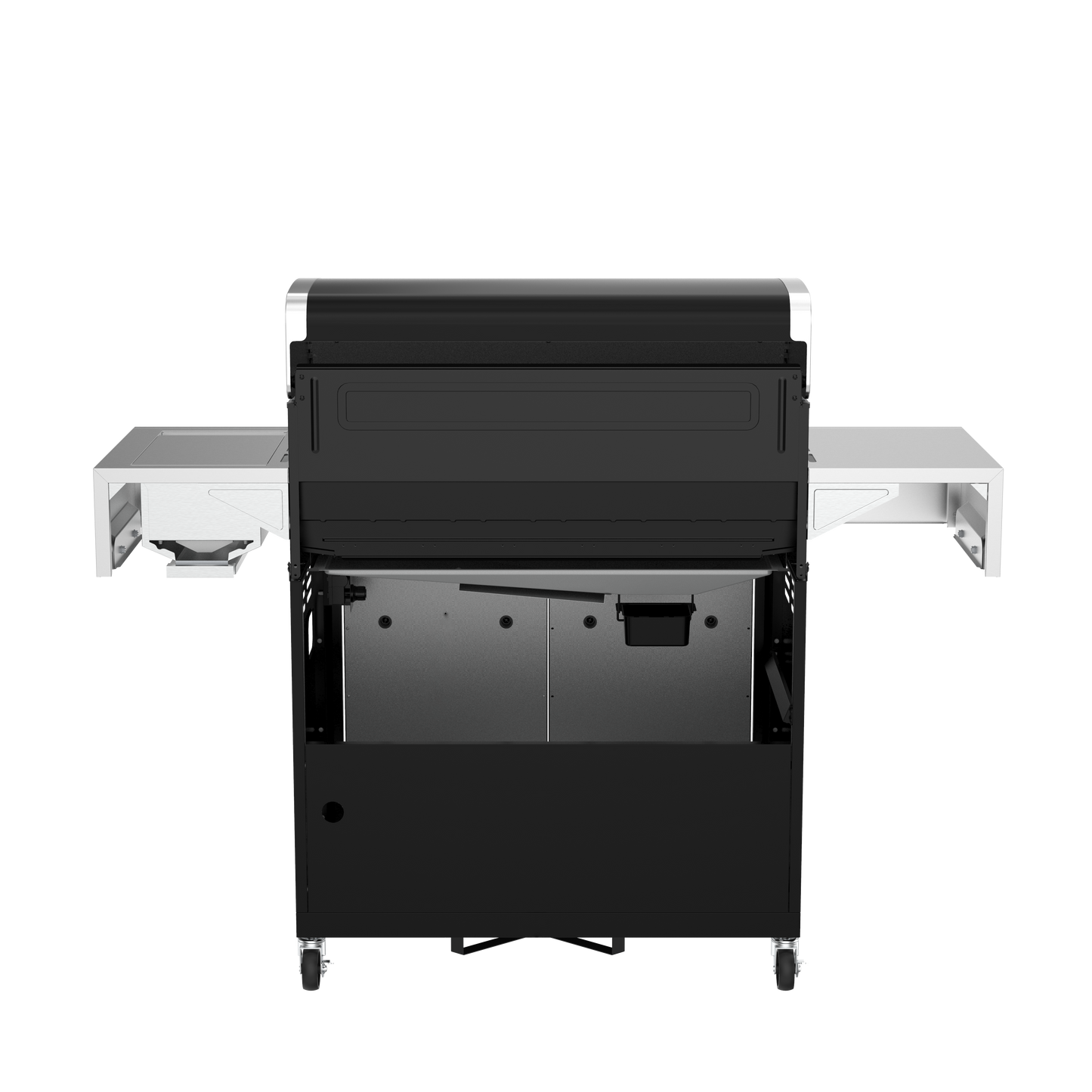 Nexgrill Gourmet Pro 6-Brenner Gasgrill mit Keramik-Seitenbrenner, Plancha Griddle-Max System, porzellanbeschichtetem Gusseisenrost & Edelstahlbrennern – Ideal für Garten, Balkon & BBQ-Events