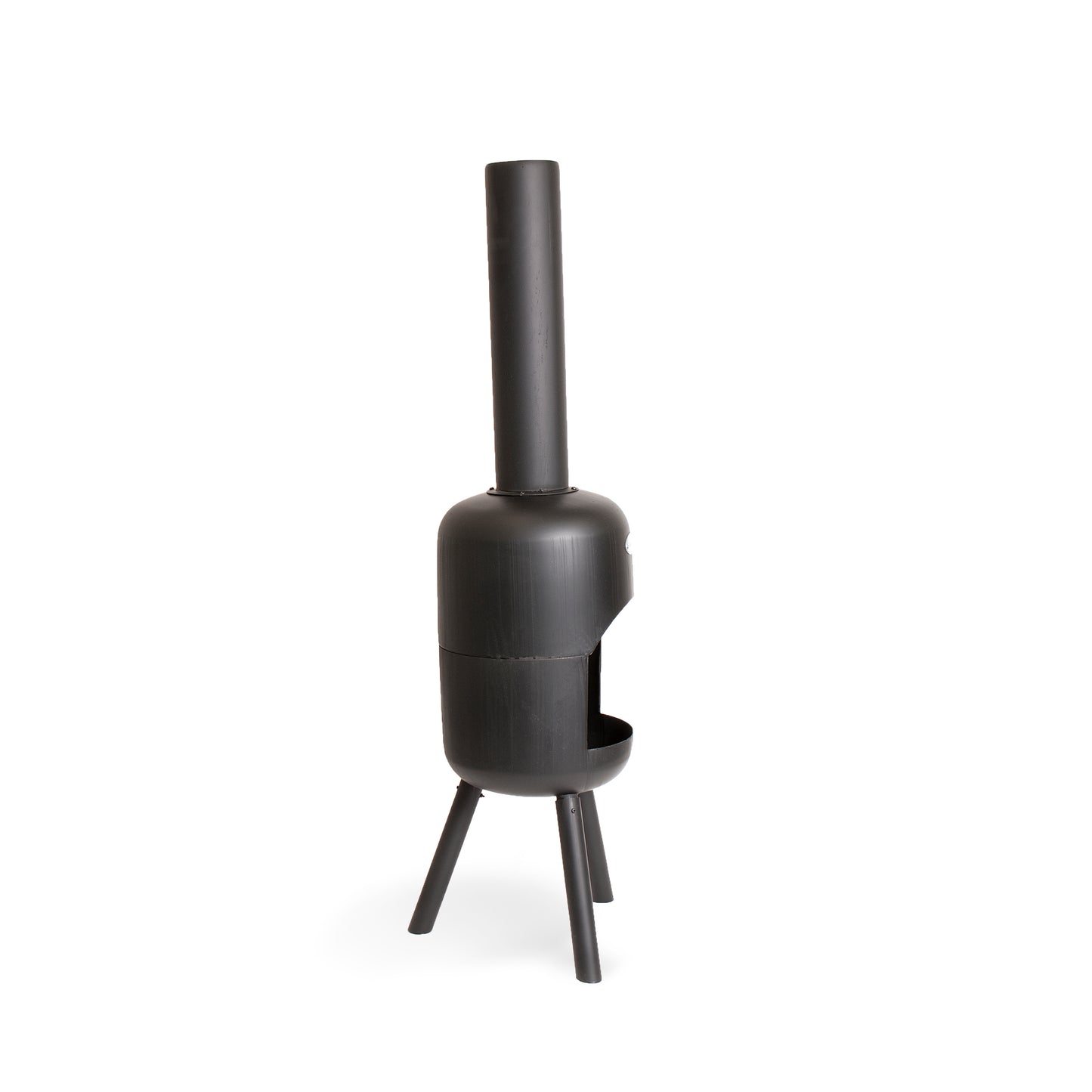 BonFeu BonBini / BonSelo Black Feuerstelle aus Cortenstahl – klassischer Gartenkamin & Outdoor Terrassenofen mit Grillfunktion für Garten und Terrasse