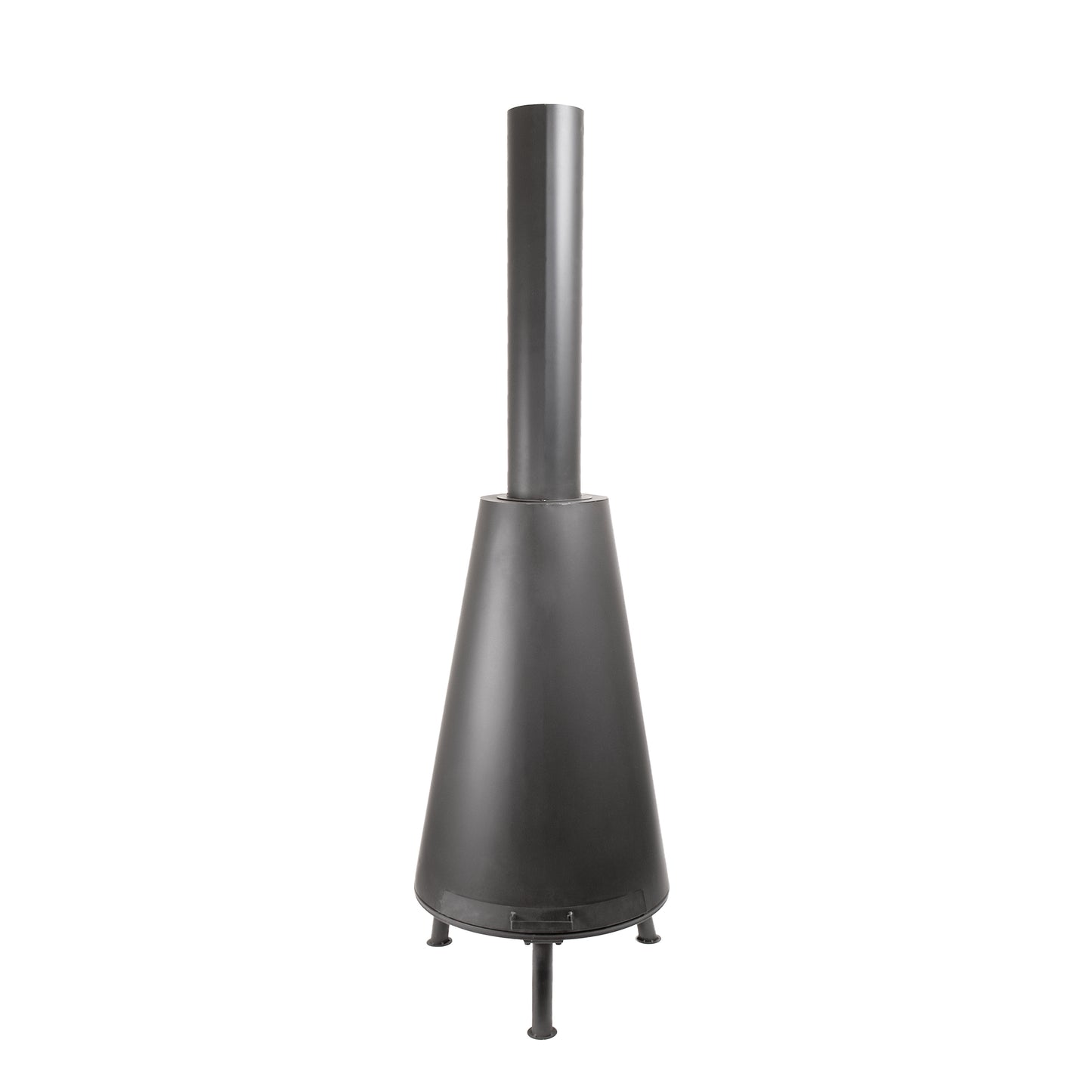 BonFeu BonPyra Black Feuerstelle aus Cortenstahl – stilvoller Gartenkamin & Outdoor Terrassenofen mit Grillfunktion für Garten und Terrasse